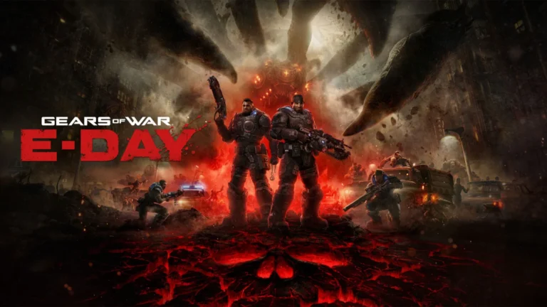 Marcus Fenix e Dom Santiago em Gears of War E-Day