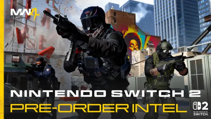 Call of Duty Modern Warfare 4 rodando no Nintendo Switch 2