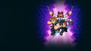 Stephen Stills, Kim Pine e Knives Chau em Scott Pilgrim EX