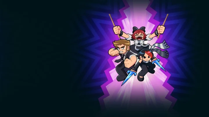 Stephen Stills, Kim Pine e Knives Chau em Scott Pilgrim EX