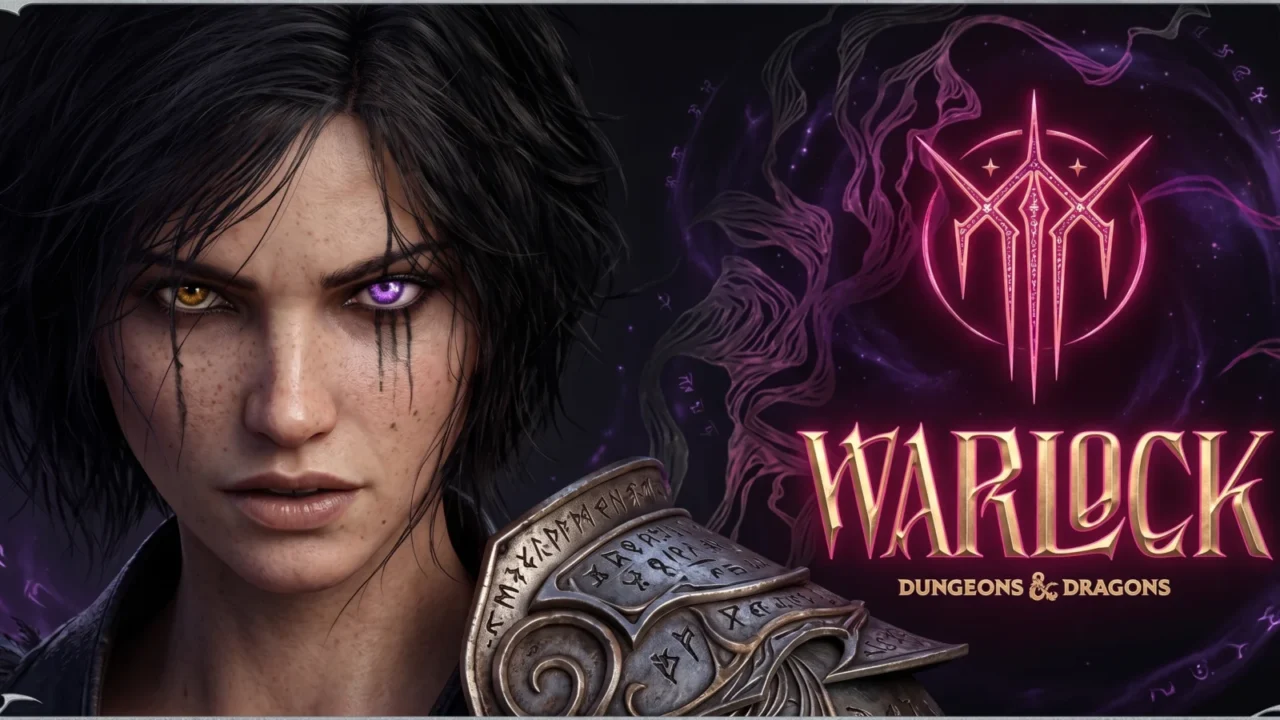 Warlock Dungeons & Dragons mostra Kaatri usando magia durante o gameplay