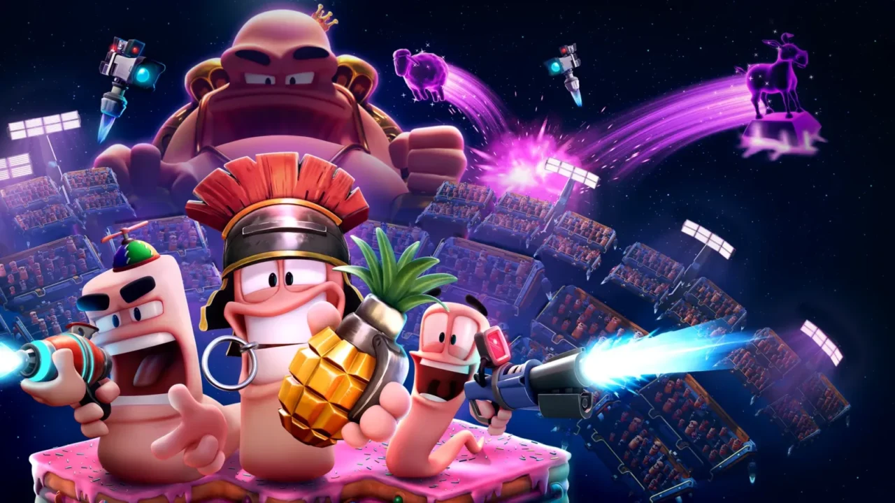 Worms Galactic Tactics transforma a série em roguelike tático 3D