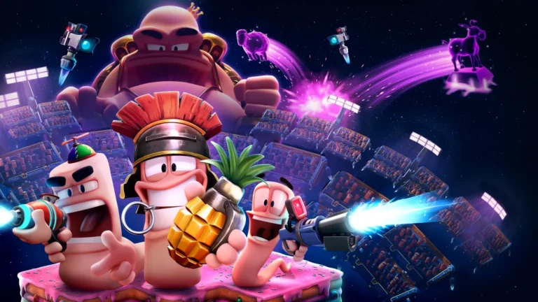 Worms Galactic Tactics transforma a série em roguelike tático 3D